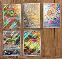 5 originale Pokémon Illustration Rare / Art Rare Karten