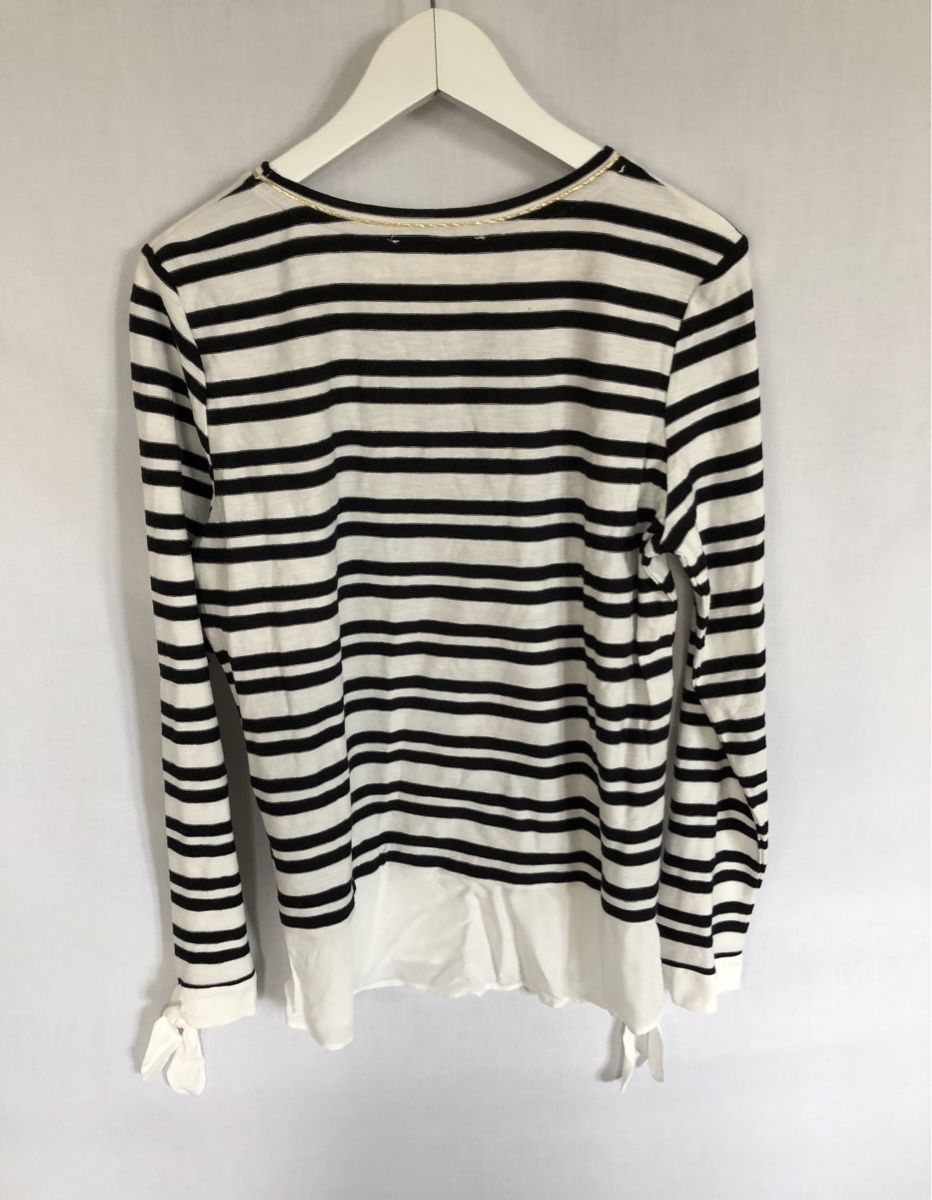 Promod Maglioni & Felpe: Pull-chemise rayé noir blanc Promod 40-42 – Nuovo (secondo la descrizione) da Coppet venduto da Vanessamode 5