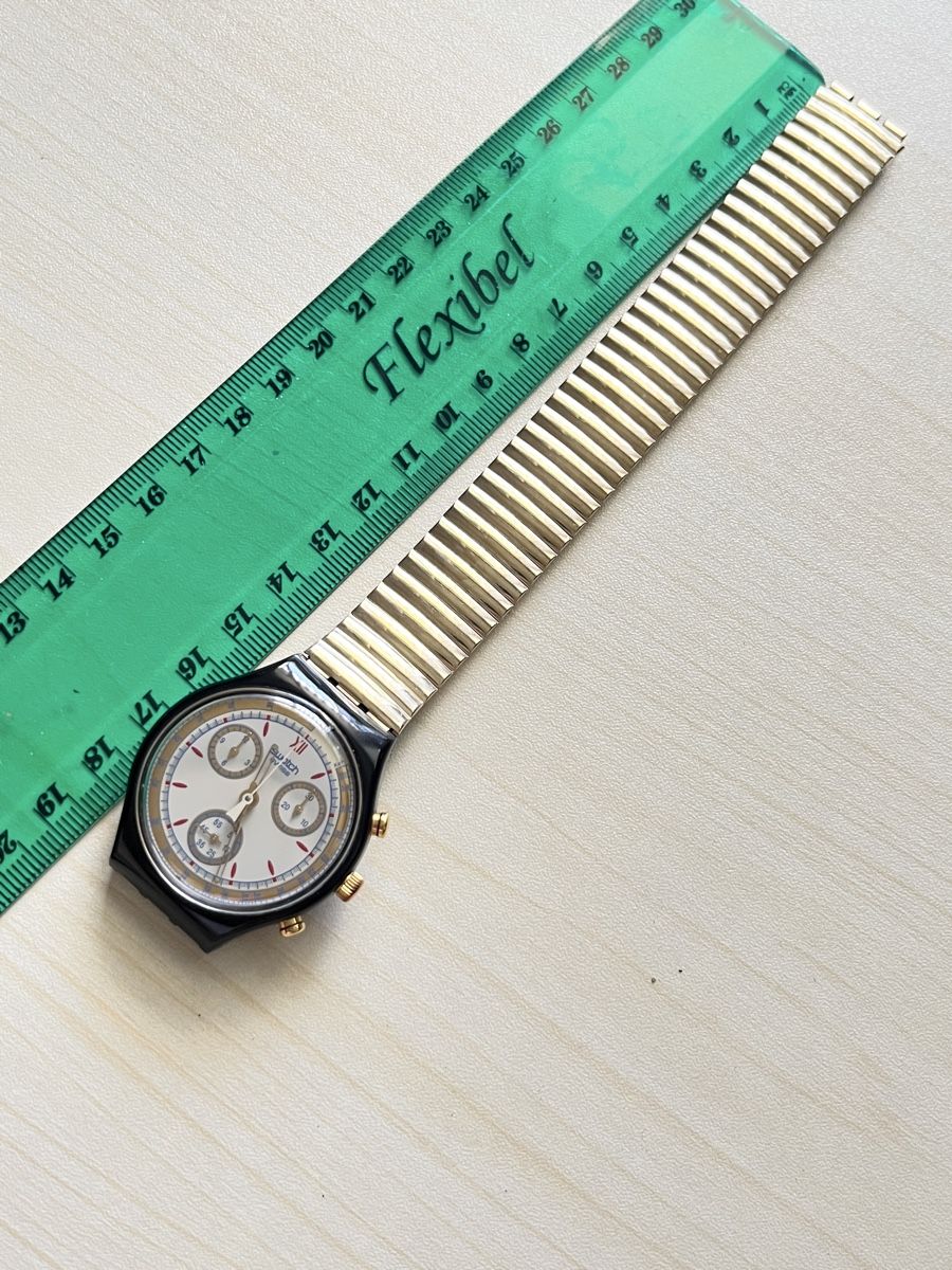 Swatch Uhren: Swatch Chronograph Uhr mit Metallarmband  – Gebraucht aus Grenchen von chththl 7