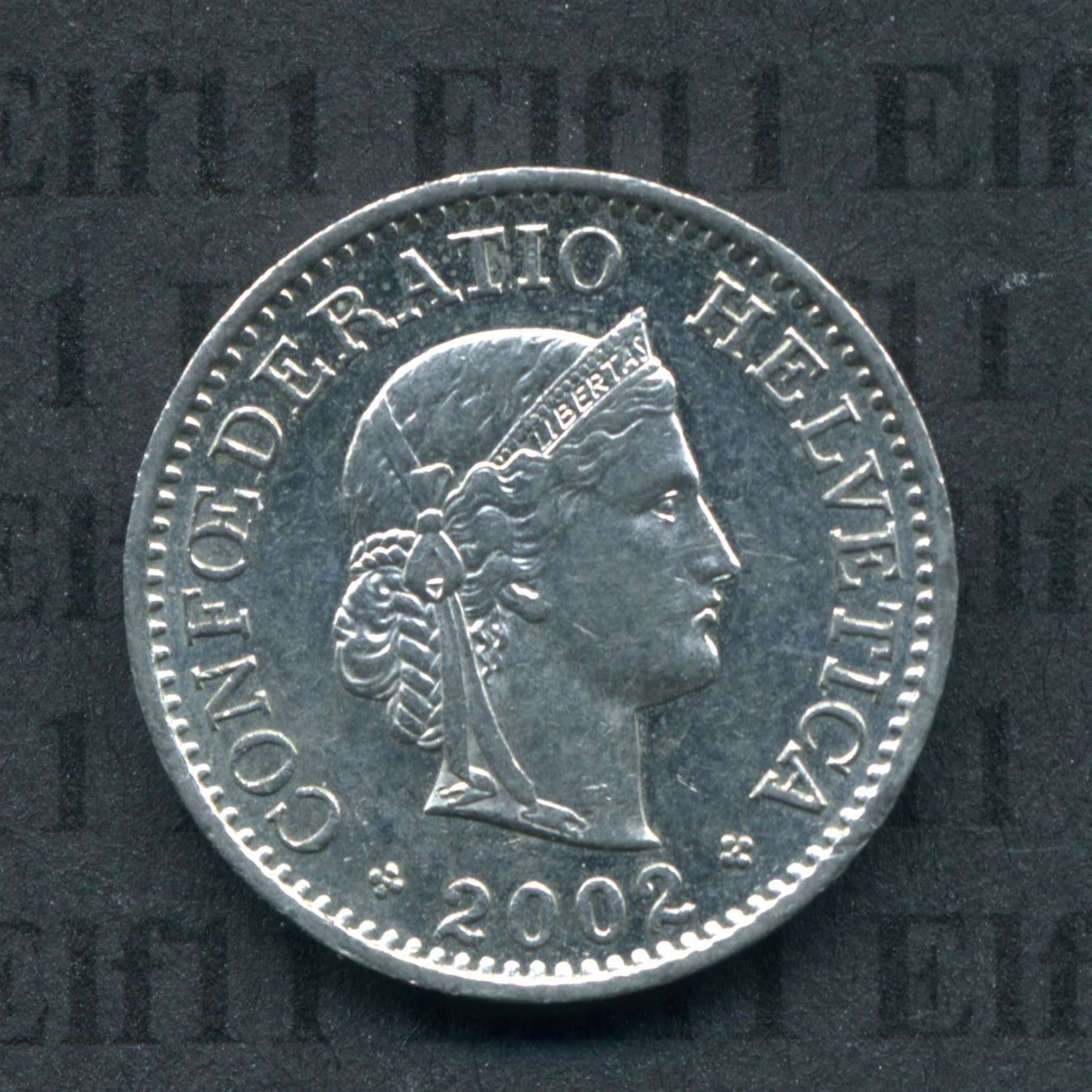 Tutti le monete: CHF___0.10 2002 vz 10 Rappen – Usato da Widnau venduto da Elf11