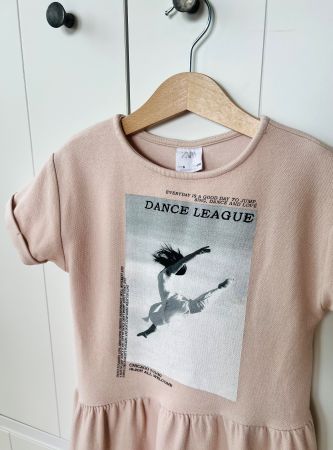 Zara 110 Kleid rosa puderrosa Ballerina