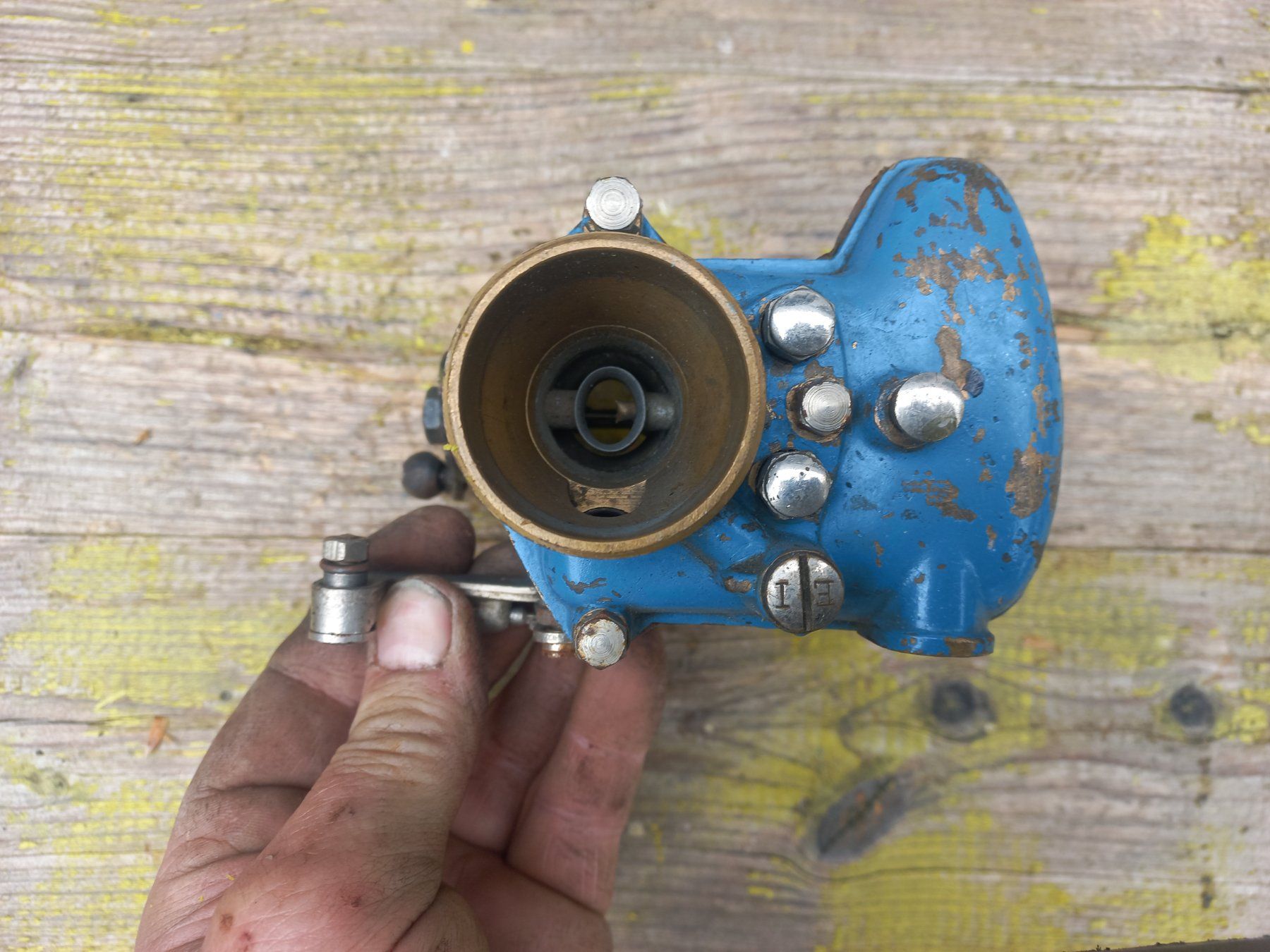 Tutti pezzi di ricambio auto: rarer Oldtimer Messing / Bronze Vergaser WEBER Tipo 26 DR – Usato da Dulliken venduto da Dullikenlerchclassic 4
