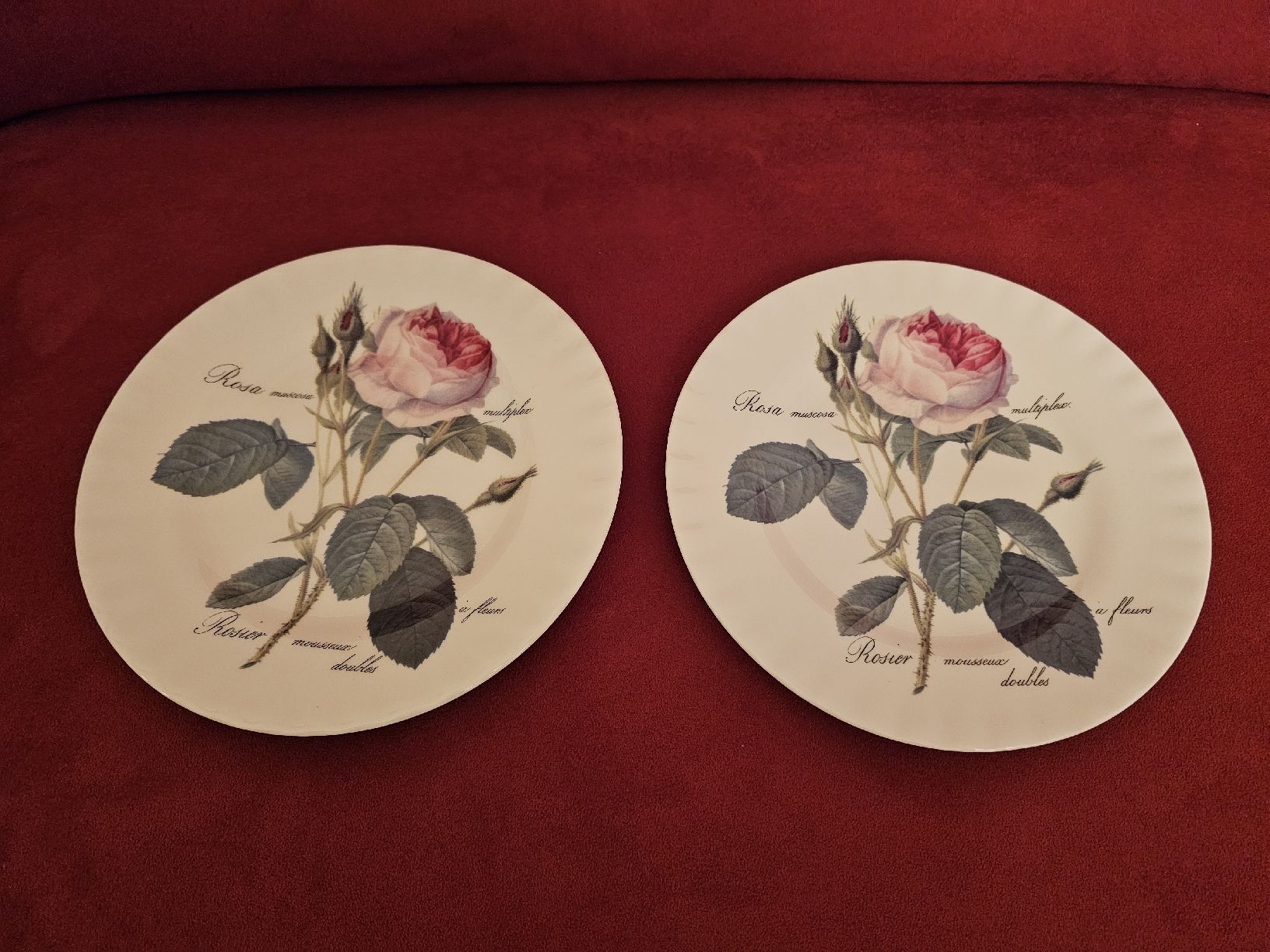 2 Kaffee-/Teesets von Roy Kirkham mit Muster Redouté Roses (Neuf (Voir ...