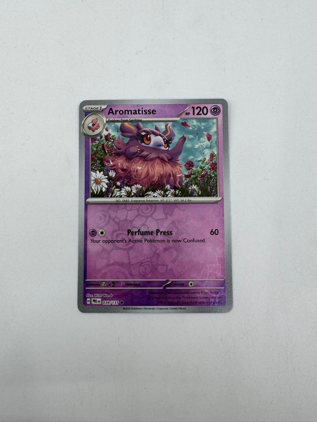 Pokémon Sammelbilder & Trading cards: Pokemon Aromatisse 039/131 – Gebraucht aus Herisau von Pokemon2026