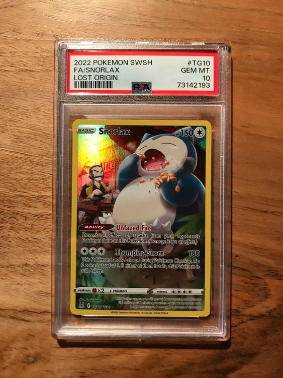 Snorlax Fullart Lost Origin Psa Ab Kaufen Auf Ricardo