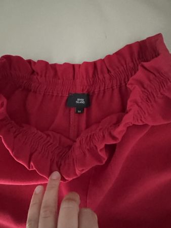 River Island Sommerhose, Grösse 14, rot - Top Zustand!