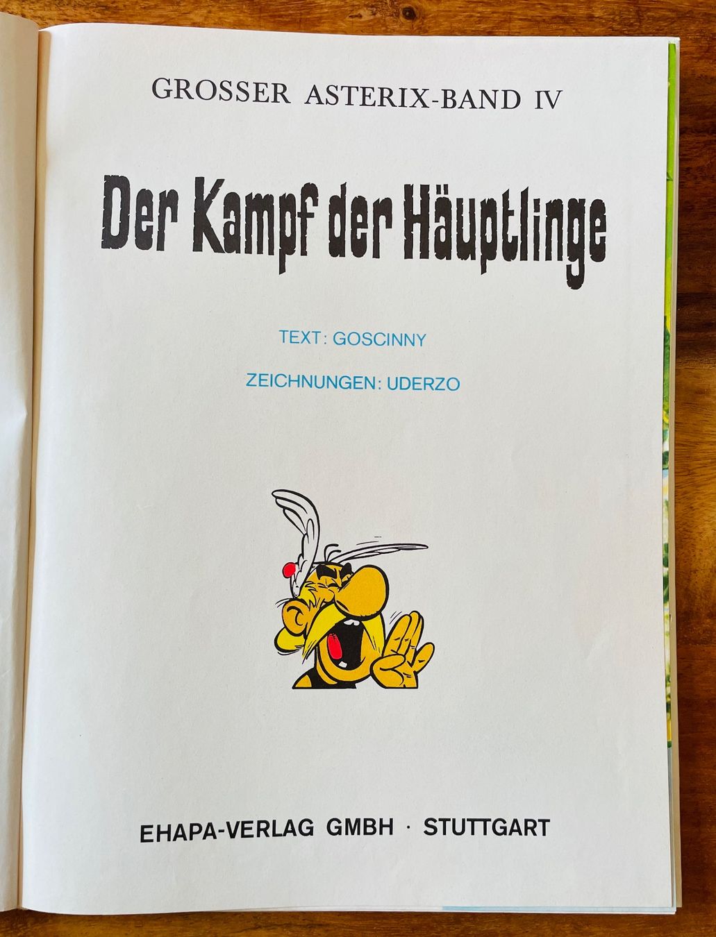 Comics: Asterix-Band IV - Der Kampf der Häuptlinge - 1971 – Gebraucht aus Lyss von Katai 3