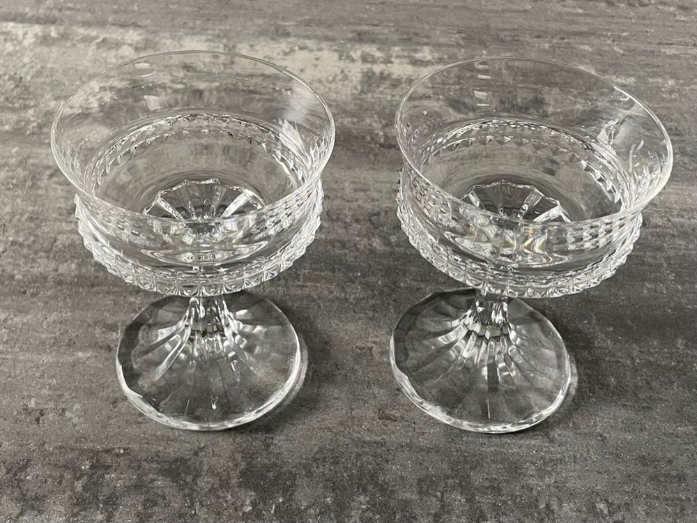 2 Kristall-Kelche - Champagner - Sekt - Cocktail - Vintage | Kaufen auf ...