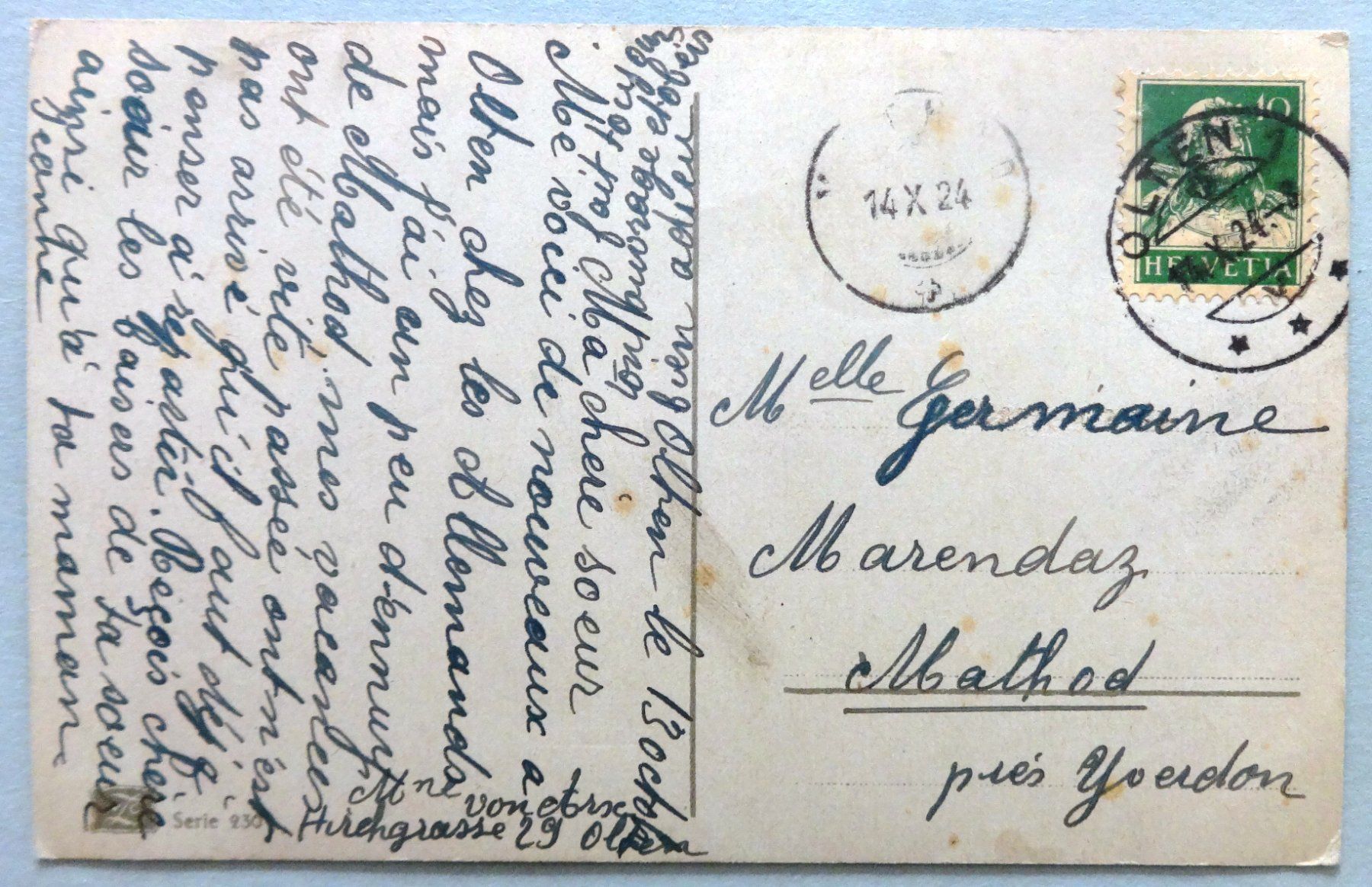 Cartoline postali: Pavot - Coquelicot – Difettoso da Fétigny venduto da Billy2miny 1