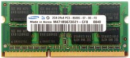 Samsung M471B5673DZ1-CF8 Notebook-Memory 2GB DDR3 1066MHz