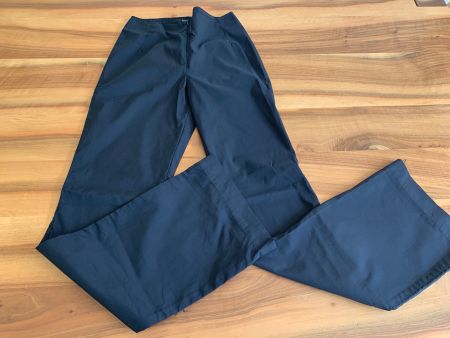 NILE schwarze Schlaghose mit Glanz Grösse XS