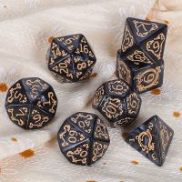 Dungeons and Dragons d&d dnd plastic Würfel dunkel Grau