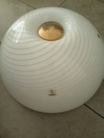 Lampada vintage anni '60 '70 plafoniera vetrata di murano