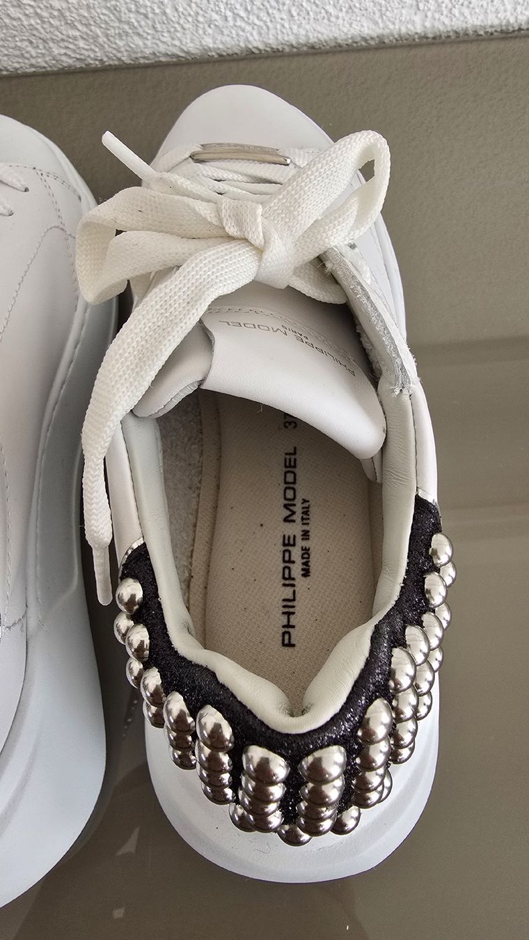 Damenschuhe: Sneaker Philippe model 37 Leder weiss – Neu und originalverpackt aus Untereggen von cla_kb2w 3