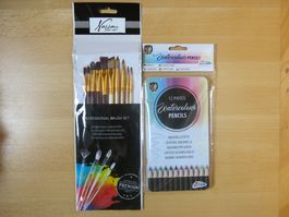 Grafix Watercolor Pencils (Aquarellstifte) mit Pinsel