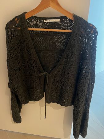 Strickjacke von ONLY Gr S dunkelgrün
