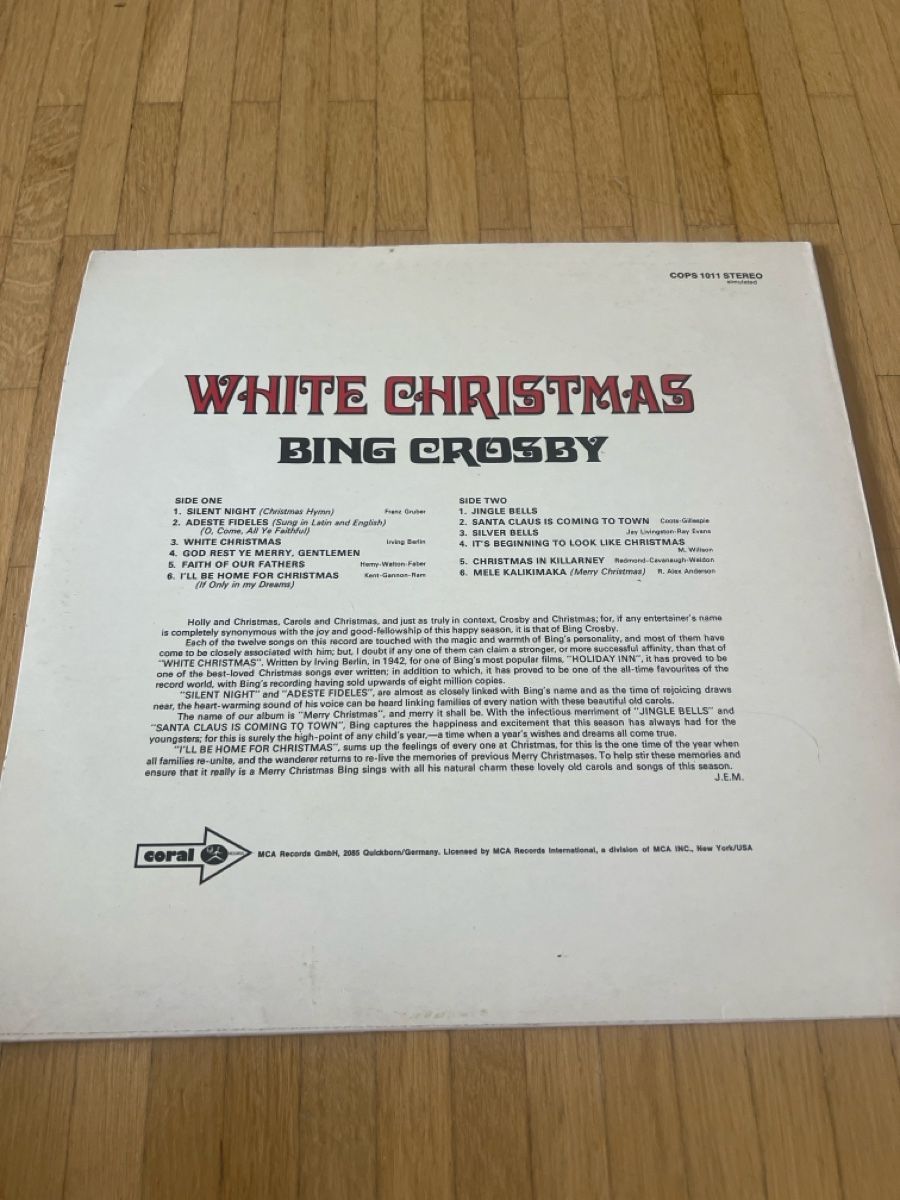 Schallplatten: Bing Crosby White Christmas Record Vintage – Gebraucht aus Altstätten SG von ruf_7sp5 1