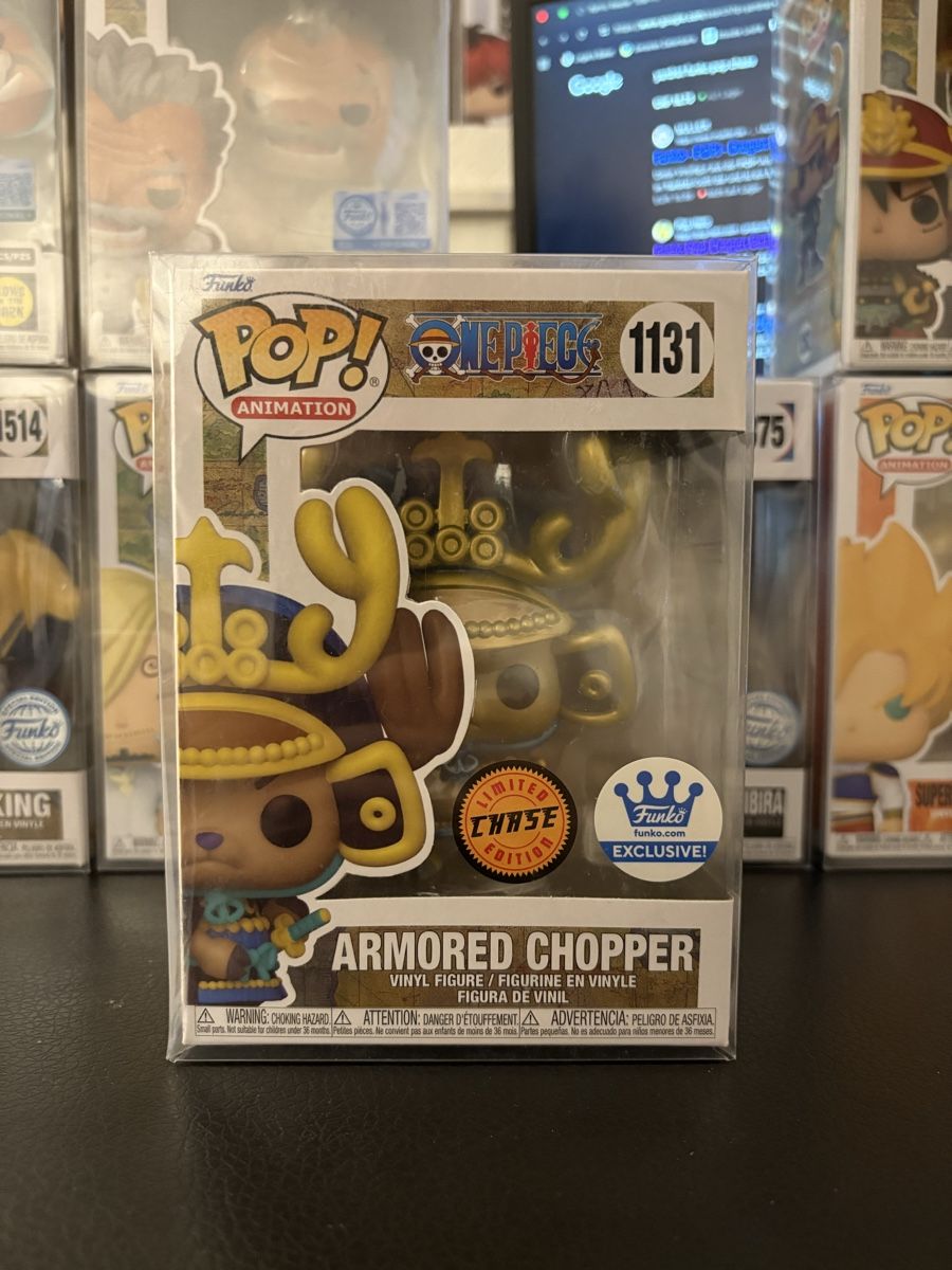 Funko Statuette: Funko Pop ! Armored Chopper Chase One Piece – Nuovo e nell'imballaggio originale da Alpnach Dorf venduto da Walsche