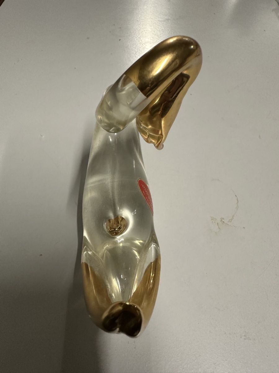 Murano Alle Dekorationen: Cygne en verre de Murano doré, 25cm – Gebraucht aus Lausanne von artnouveau04 4