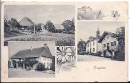 ESSERTES, en 3 vues dont la poste