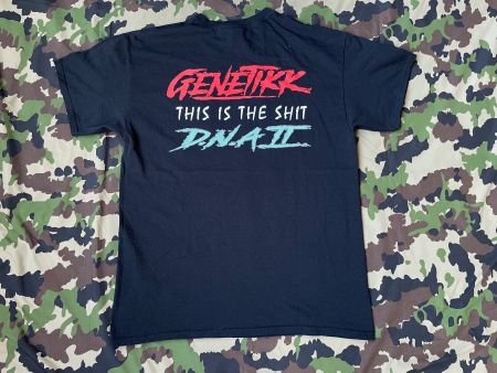 Promo T-Shirt Genetik German Rap Double Print Sz L