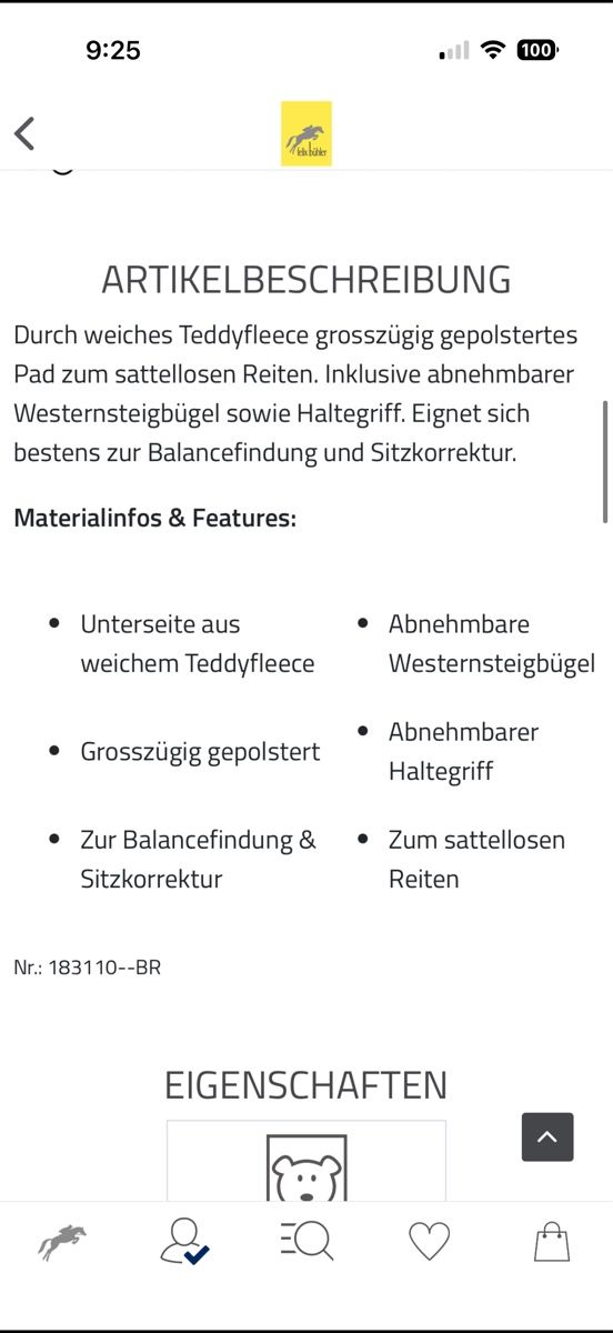 Selle & Accessori: STONEDEEK reit Sattel-Pad – Usato da Küssnacht am Rigi venduto da lar_8ykj 6