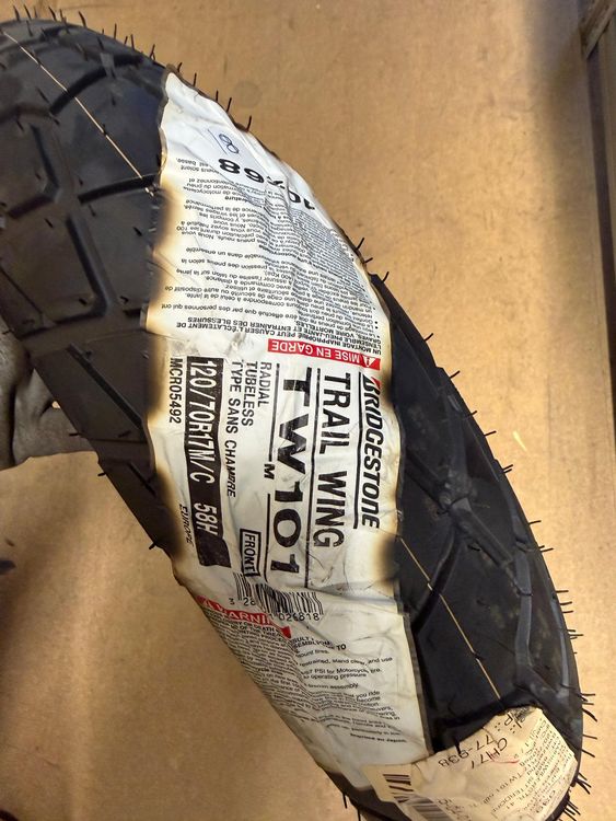 Bridgestone Trail Wing TW101 120/70R17M/C 58H DOT4118 (Neu (gemäss ...