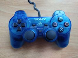 PS2 Controller blau transparent
