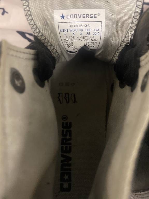 Scarpe da uomo: Converse All Star Chucks High aus Leder  Gr. 35 – Usato da Bottmingen venduto da Bordsteinkante 2