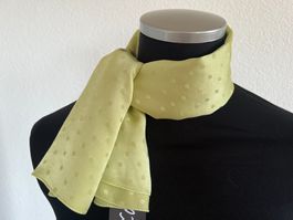 Colora Foulard, 100% Seide, Hellgrün, NEU