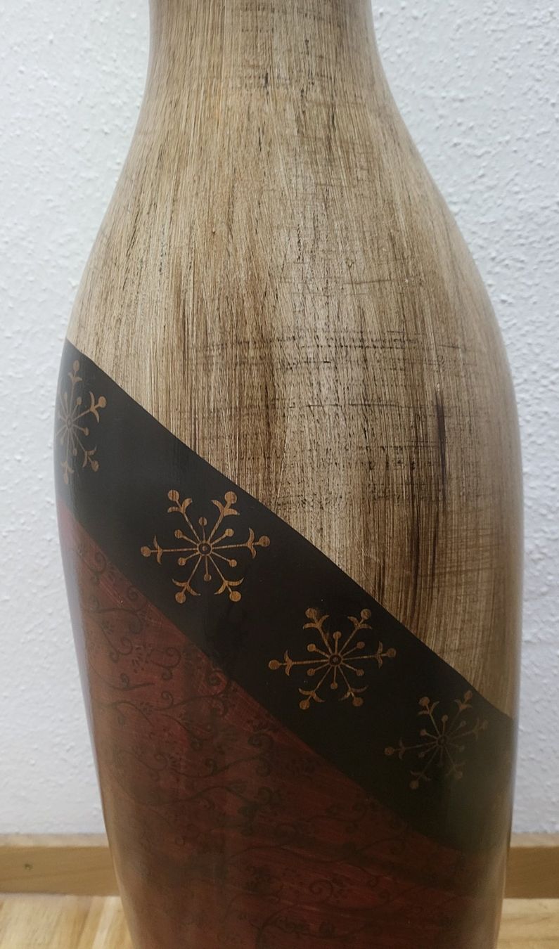 Vasi & Recipienti: Grosse Bodenvase, braun mit Muster – Usato da Basel venduto da sci_67ms 4