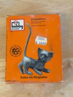 Zinn Giessform Katze als Ringhalter Hobby Technik OVP
