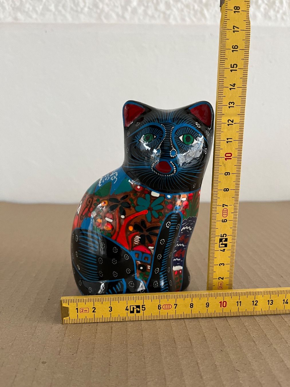 Statuette: Popart / Katze aus Ton – Usato da Wetzikon ZH venduto da seli03 8
