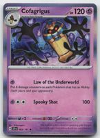 Pokemon Cofagrigus Holo 083/191 SSP EN 2024
