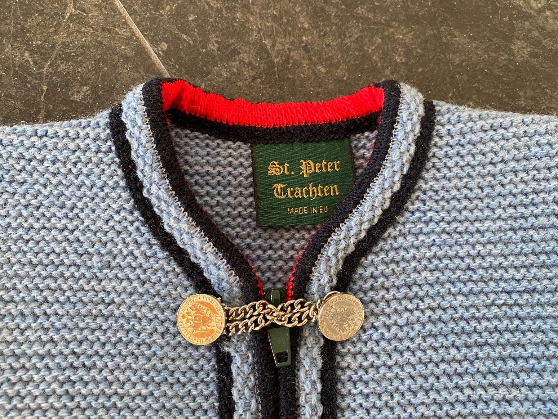 Giacche & Cappotti: Strickjacke hellblau, Grösse 116 – Nuovo e nell'imballaggio originale da Pontresina venduto da cumprerevender 2