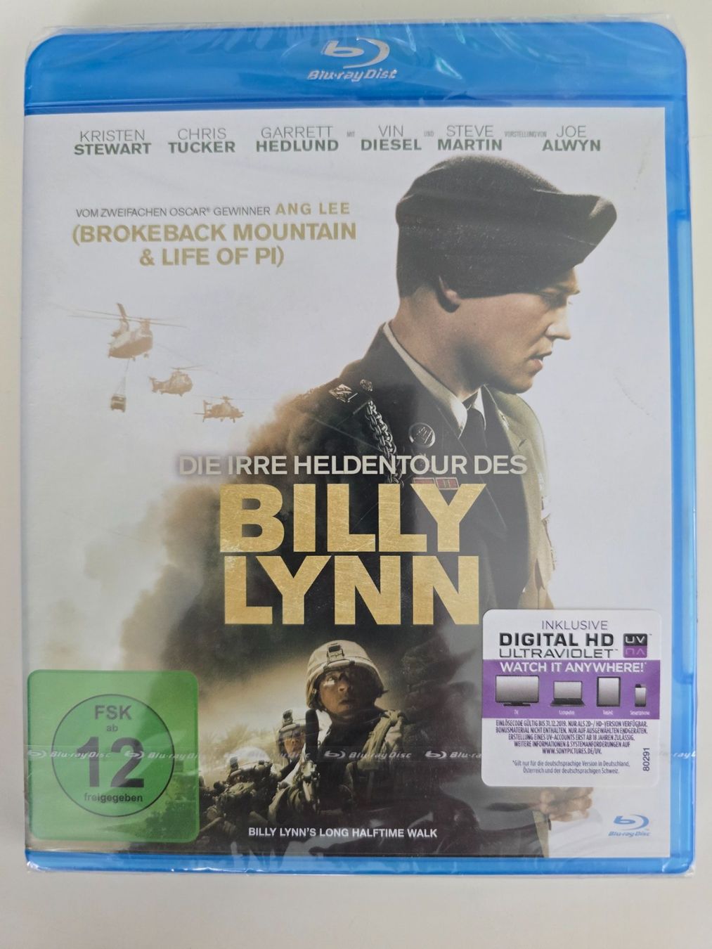 Tutti i DVDs: DIE IRRE HELDENTOUR DES BILLY LYNN – Nuovo e nell'imballaggio originale da Buchrain venduto da reloca