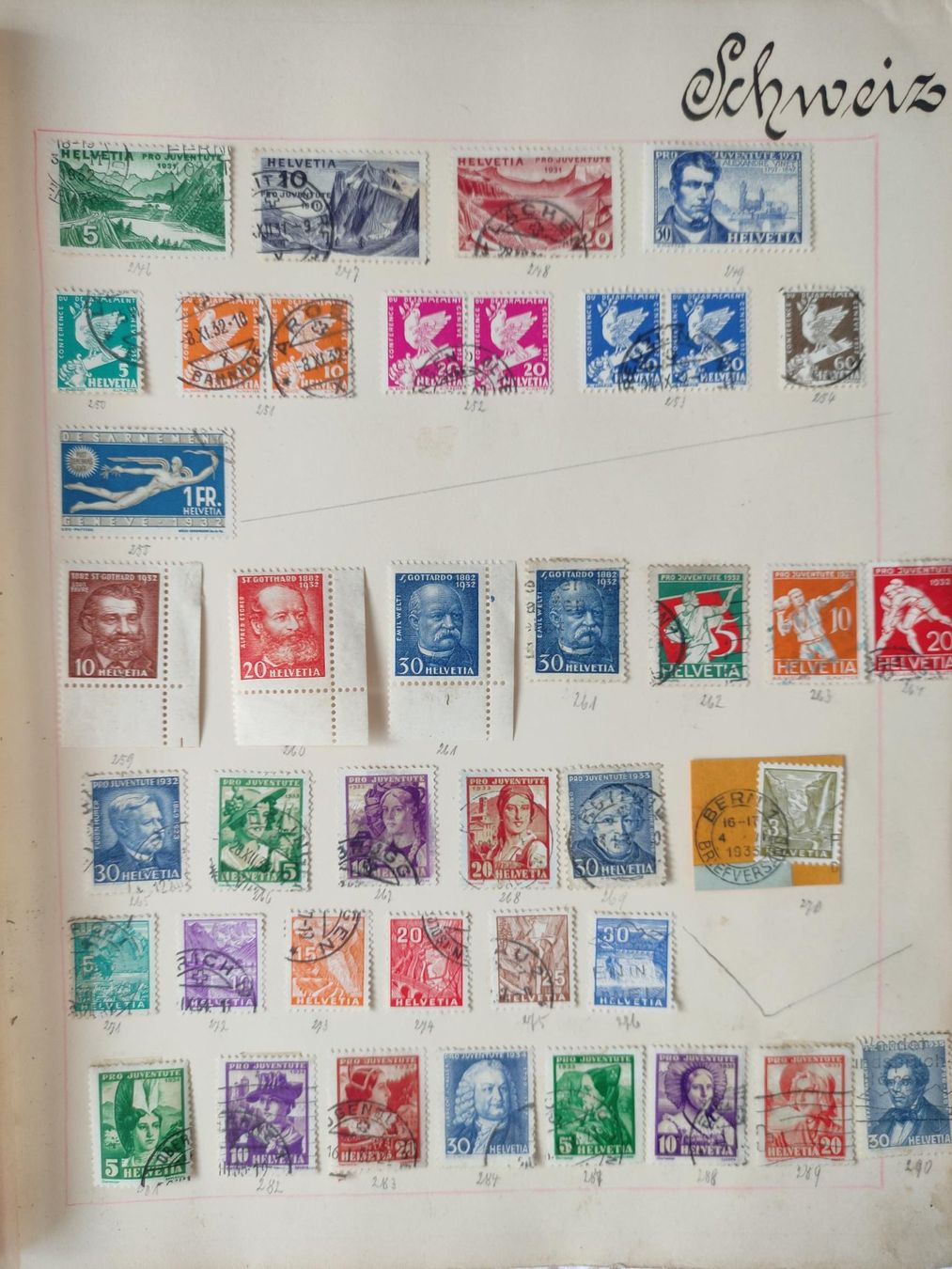 Alle Briefmarken: Schweizer Briefmarken – Gebraucht aus St. Gallen von Pintador 3