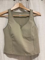 Sport Tanktop OYSHO Khaki S neu Versand 2.50