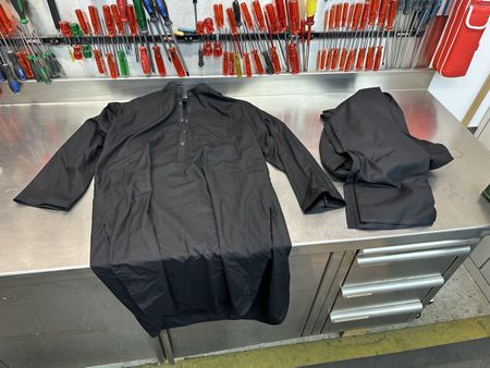 Herren Set Kurta und Hose schwarz