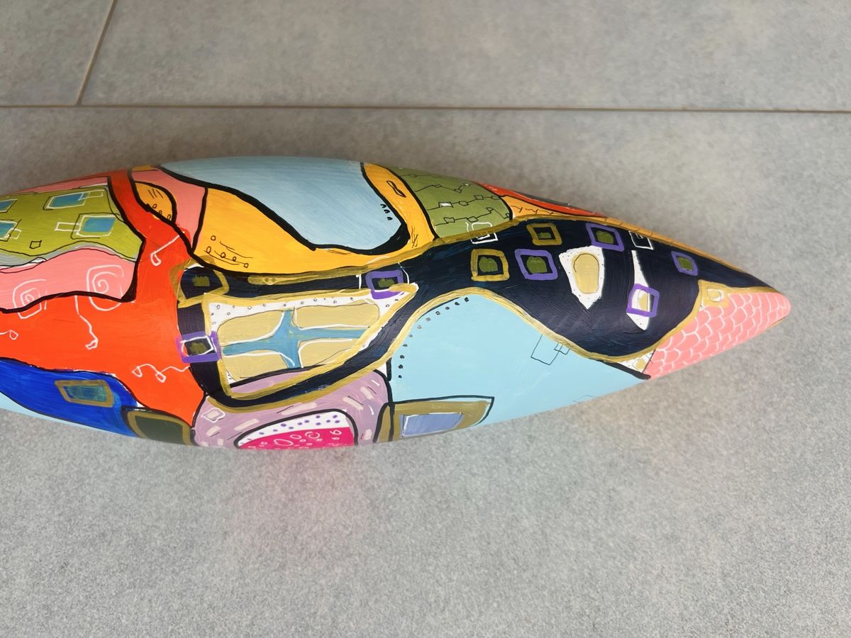 Sculture & Statue: Moderne Deko-Skulptur, handbemalt - ein Blickfang! – Nuovo e nell'imballaggio originale da Kreuzlingen venduto da eszanza 6