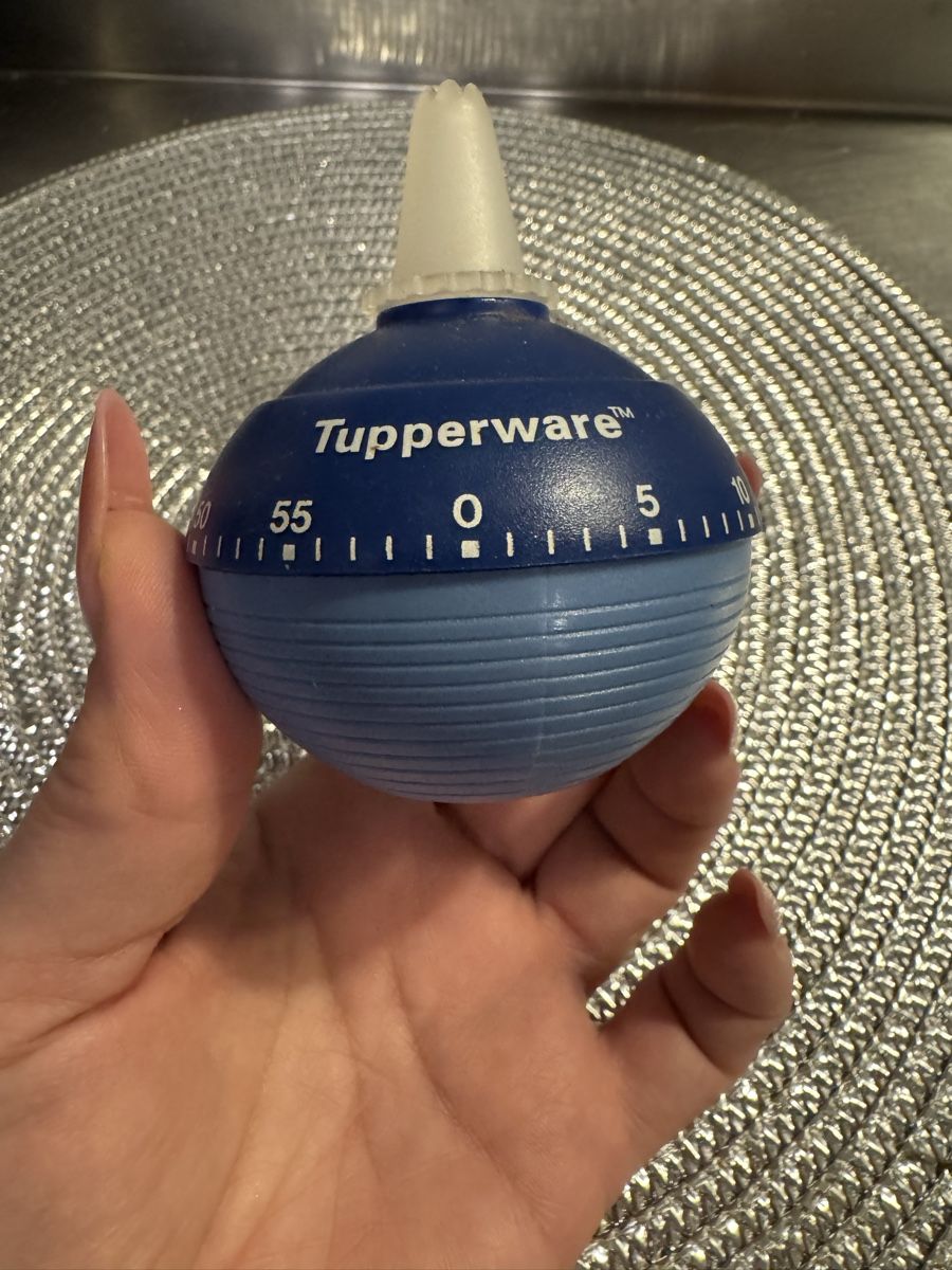 Cucine complete: Timer Tupperware blu, vintage, da collezione, raro! – Usato da Grono venduto da tes_6t5v 1
