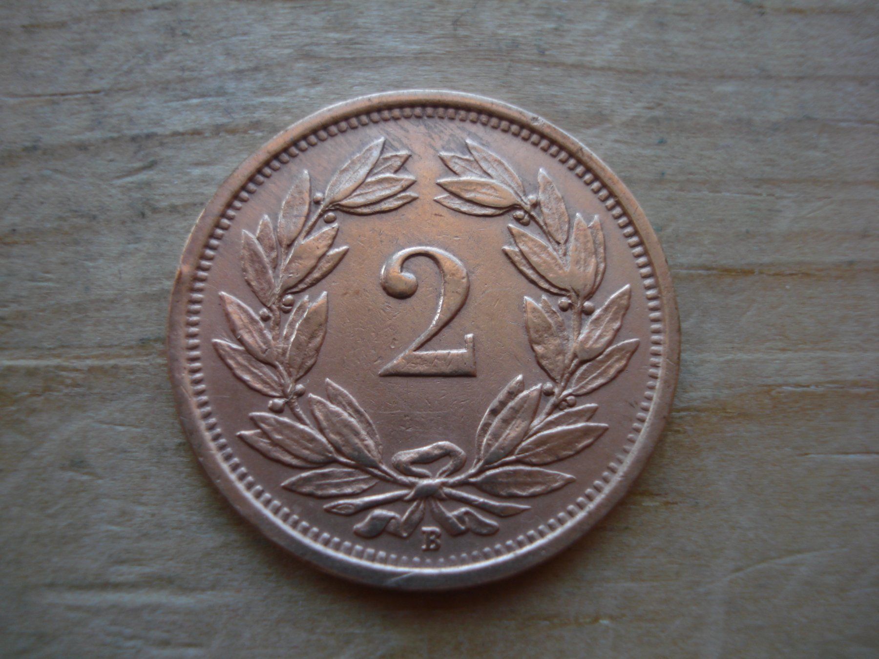Tutti le monete: (M1) 2 Rappen 1925  VZ – Usato da Erlach venduto da Net-Coins 1