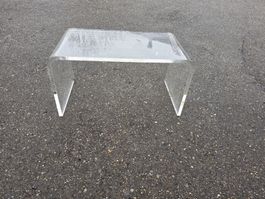 Vintage Acrylglas Tisch, 60er Jahre Design Klassiker! gebrau