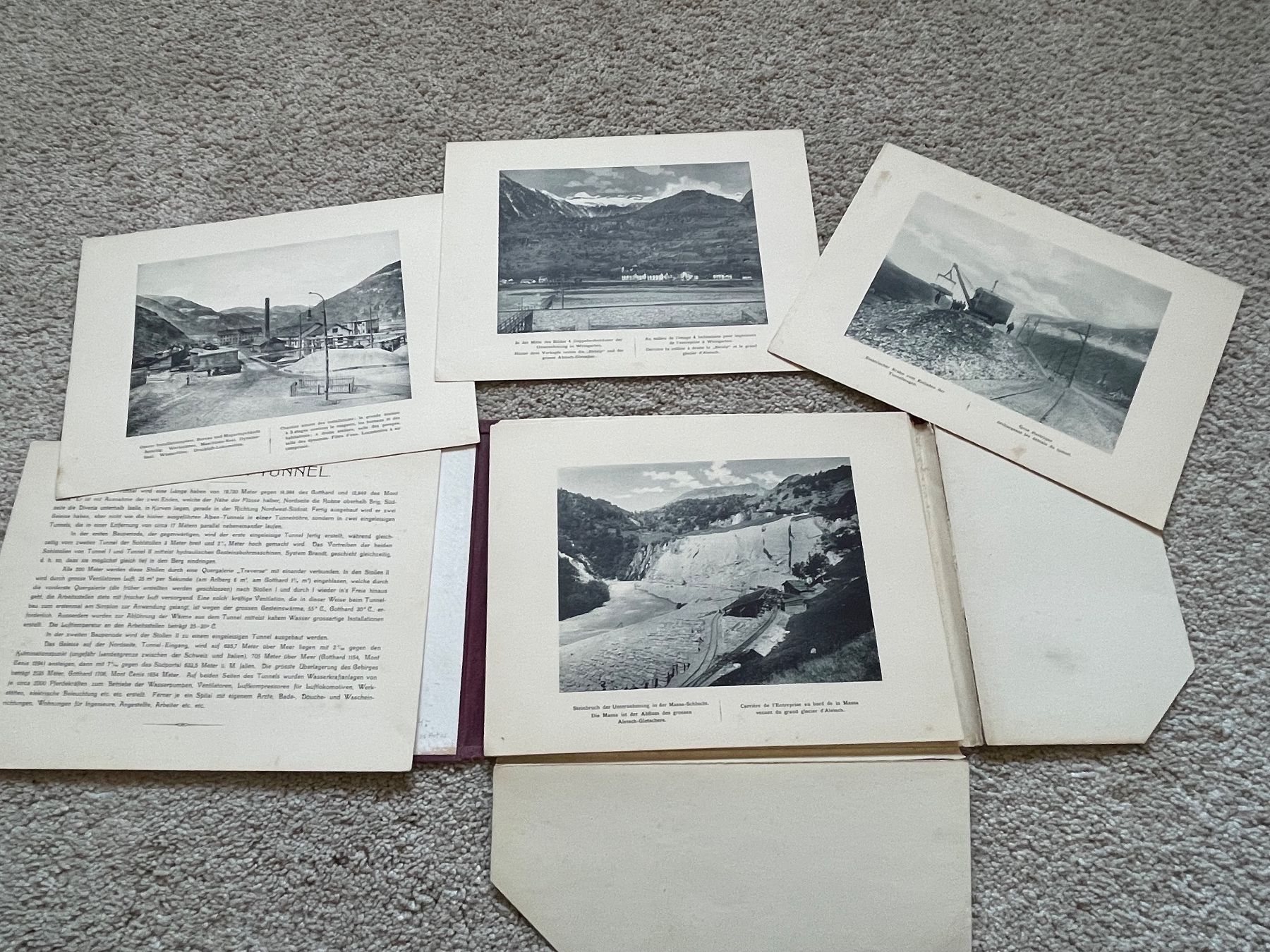 Libri: Simplon Tunnel-Bau Nord Seite – Usato da Kaiseraugst venduto da winnetou04 4
