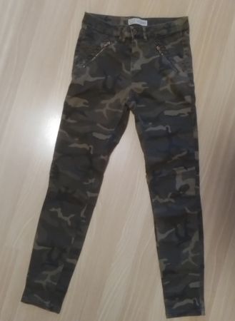 Jean Clockhouse / Skinny / Camouflage Grösse 38