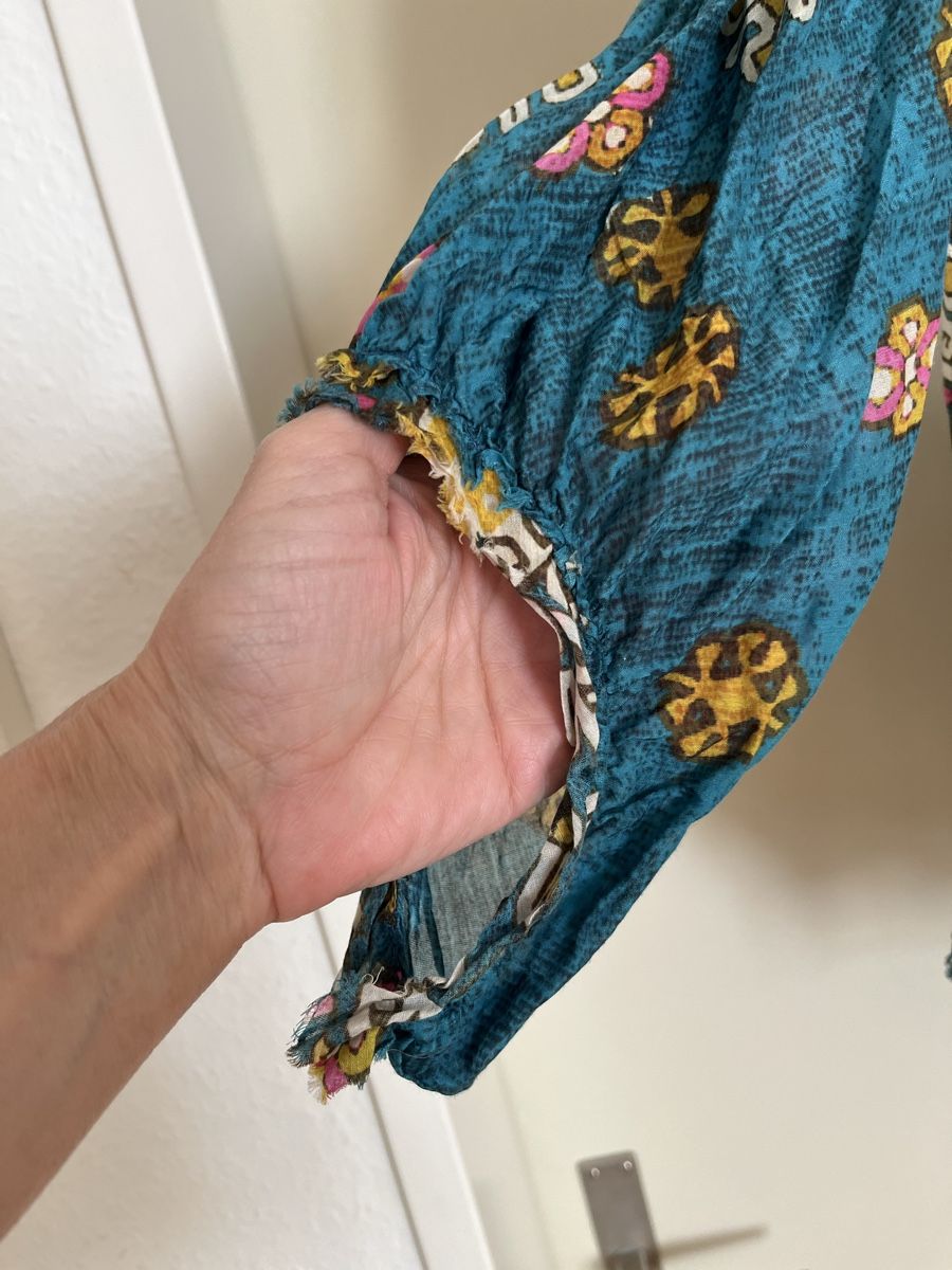 Camicette: Boho Wickelbluse von BE-Y-E, Grösse M, Baumwolle / Seide – Usato da Zürich venduto da Starstone 1