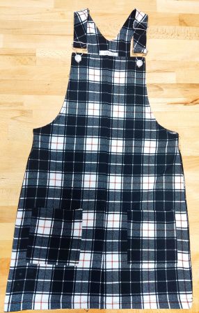 Latz Jupe Kleid 158/164 Kariert
