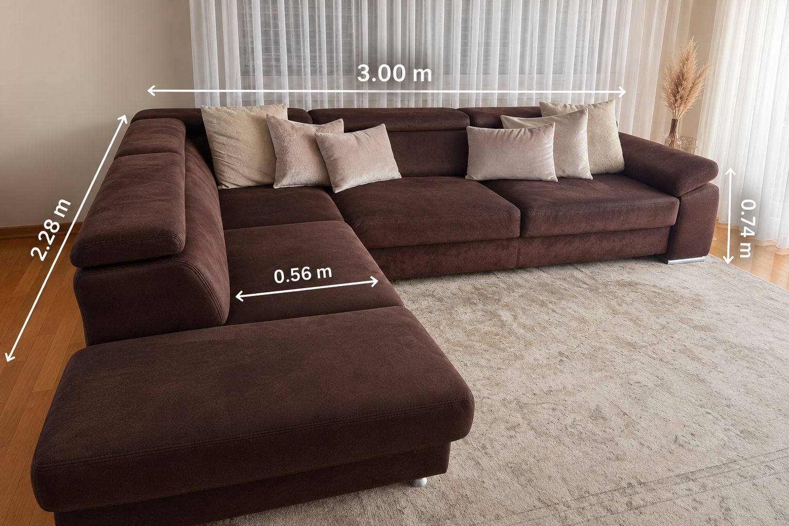 Sofas: Ecksofa in braun – D'occasion à Dübendorf par ada-mu