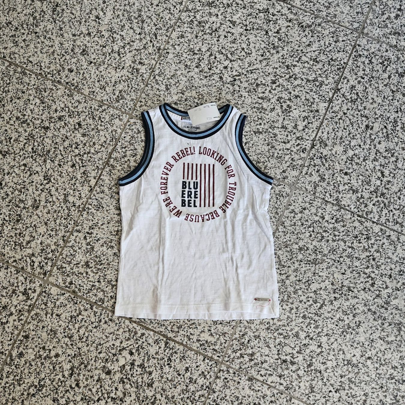 Hemden, T-Shirts & Polos: Tanktop  Blue rebel Gr. 128 – Gebraucht aus Embrach von Lilly2021