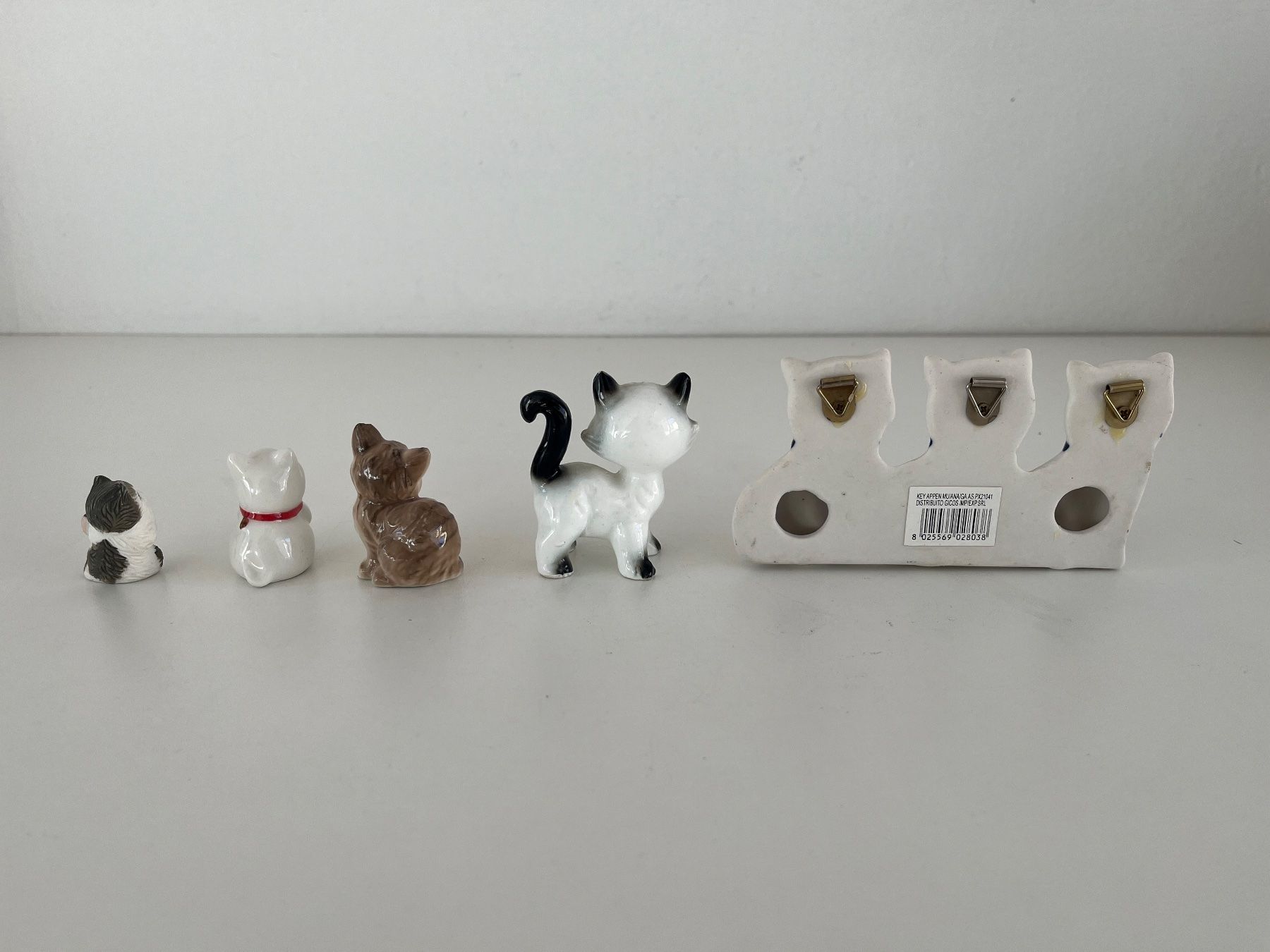 Statuette: 5 Stk. Katzen aus Keramik – Usato da Wetzikon ZH venduto da seli03 4